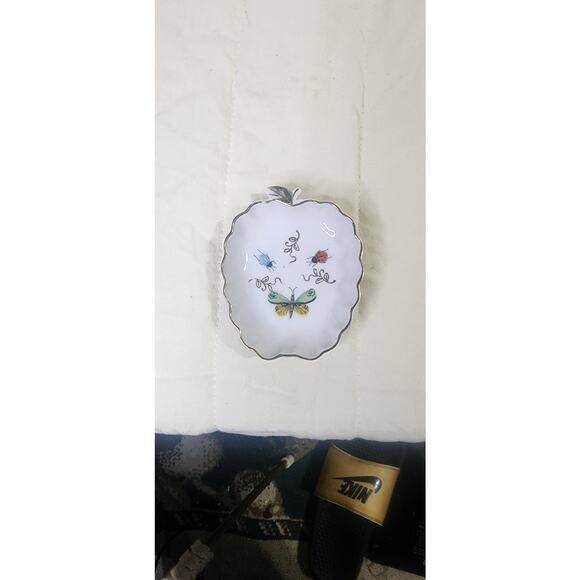 Set of 4 Ardalt Lenwile  China vintage White Fruit Shaped Trinket Dish - Picture 6 of 6